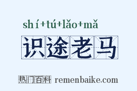 识途老马是什么意思的图片